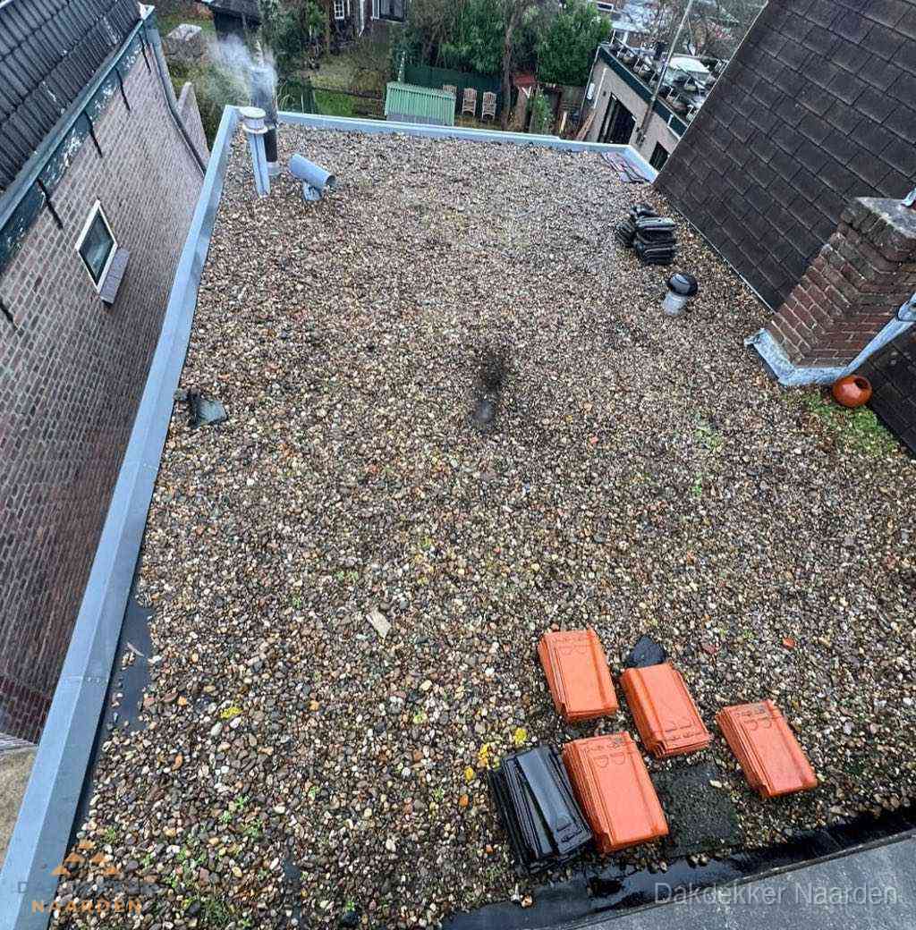 Plat Dak Grindballast Dakdoorvoeren Naarden