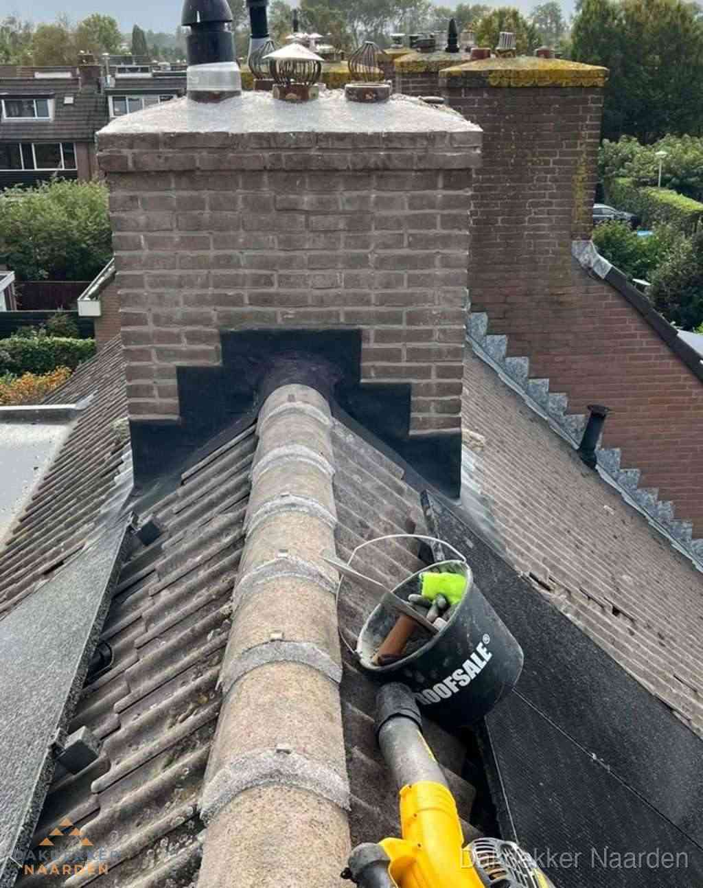 Schoorsteen Loodaansluiting Inspectie Naarden