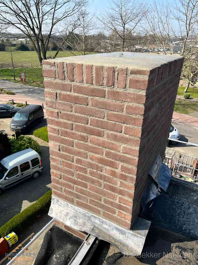 Schoorsteen Metselwerk Lood Naarden